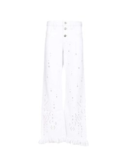 ISABEL MARANT - JEANS CON RICAMI SANGALLO