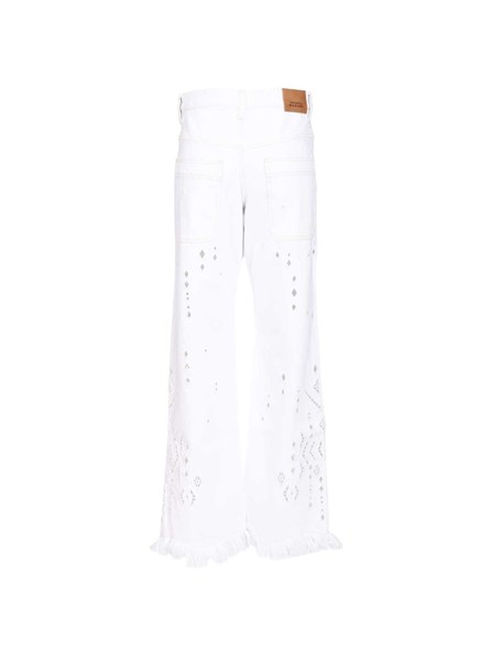 ISABEL MARANT - JEANS CON RICAMI SANGALLO