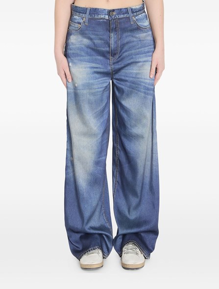 GOLDEN GOOSE DELUXE BRAND - Denim effect pants 