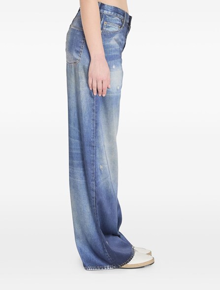 GOLDEN GOOSE DELUXE BRAND - Denim effect pants 