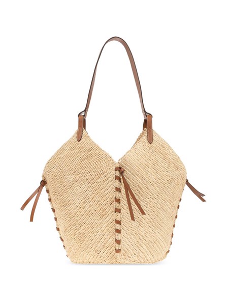 ISABEL MARANT - Raffia and leather bag
