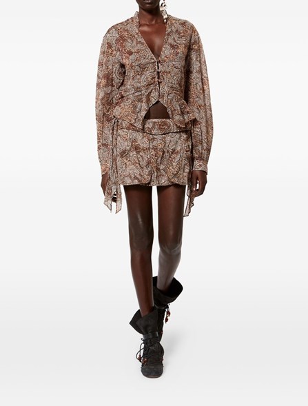 ISABEL MARANT - gonna in voile di cotone