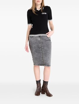 OFF-WHITE - Ribbed polo shirt