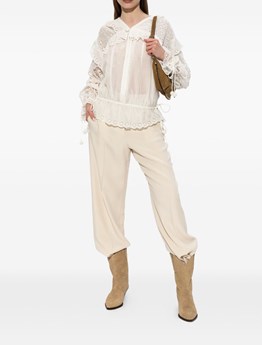 ISABEL MARANT - Blusa in misto cotone e seta
