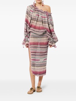 ISABEL MARANT - Top in rete testurizzata