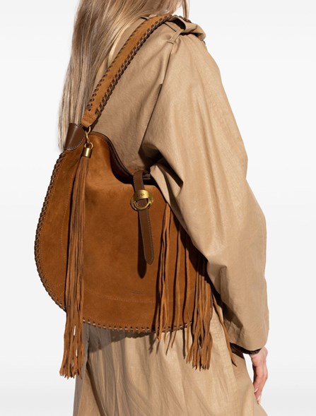 ISABEL MARANT - OSKAN HOBO FOLK BAG