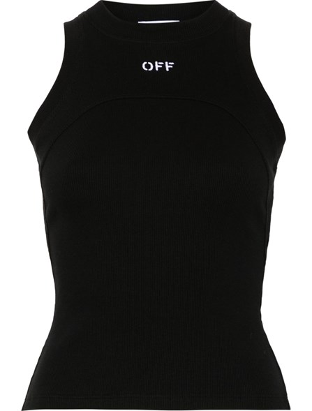OFF-WHITE - RIBBED TOP