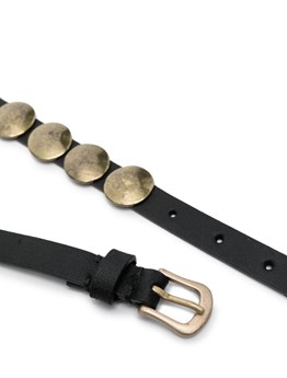GOLDEN GOOSE DELUXE BRAND - Belt with studs