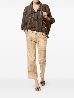 ISABEL MARANT - Camicia a tunica in jacquard 