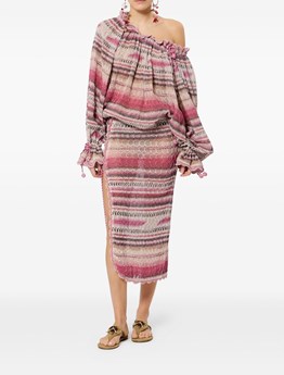 ISABEL MARANT - Gonna in rete testurizzata