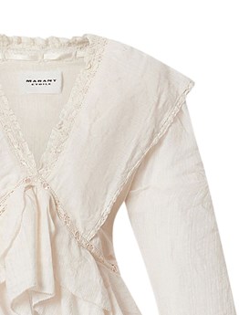 MARANT ÉTOILE - Cotton and linen gauze dress