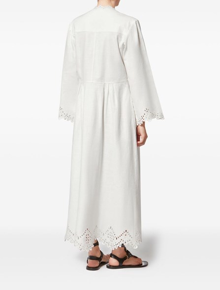 MARANT ÉTOILE - Abito tunica in cotone traforato