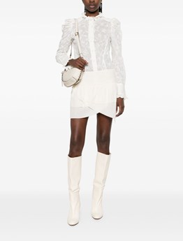 MARANT ÉTOILE - Mini skirt in cotton blend voile