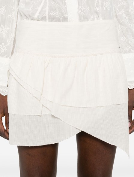 MARANT ÉTOILE - Mini skirt in cotton blend voile