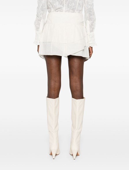 MARANT ÉTOILE - Mini skirt in cotton blend voile