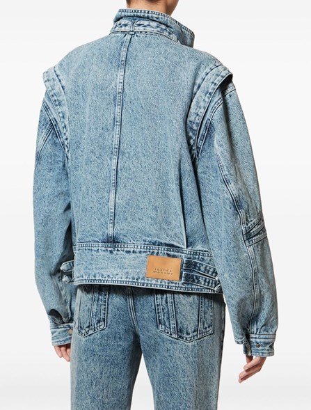 MARANT ÉTOILE - Cotton canvas denim jacket 