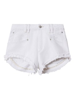 MARANT ÉTOILE - Cotton denim mini shorts 