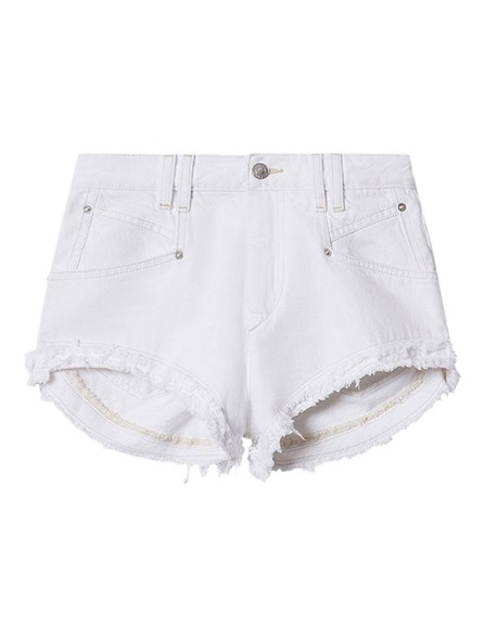MARANT ÉTOILE - Cotton denim mini shorts 