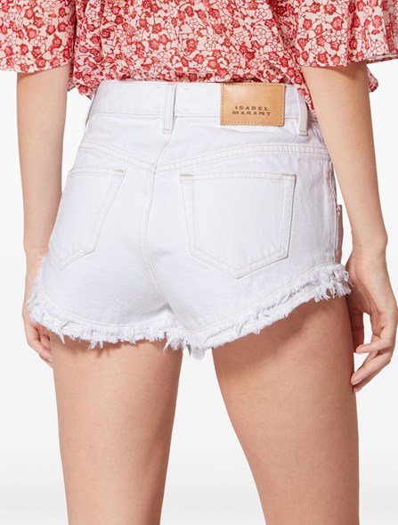 MARANT ÉTOILE - Cotton denim mini shorts 