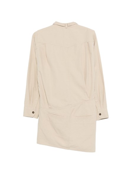 MARANT ÉTOILE - Linen and cotton canvas dress