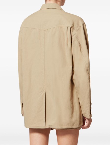 MARANT ÉTOILE - Linen and cotton canvas jacket