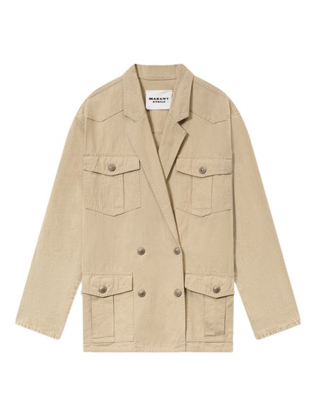 MARANT ÉTOILE - Linen and cotton canvas jacket