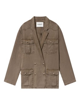 MARANT ÉTOILE - Linen and cotton canvas jacket