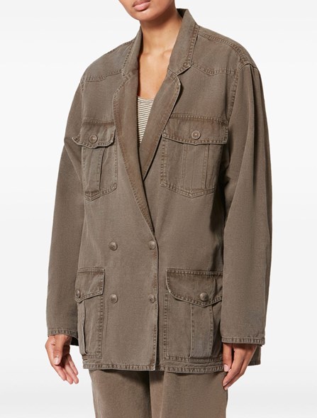 MARANT ÉTOILE - Linen and cotton canvas jacket