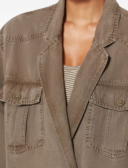 MARANT ÉTOILE - Linen and cotton canvas jacket