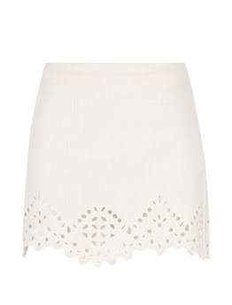 MARANT ÉTOILE - gonna corta in cotone traforato