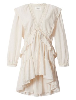 MARANT ÉTOILE - Cotton and linen gauze dress