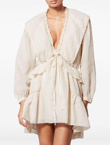 MARANT ÉTOILE - Cotton and linen gauze dress
