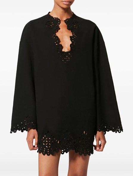 MARANT ÉTOILE - Abito tunica in cotone traforato