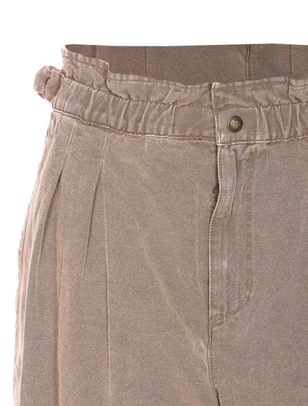 MARANT ÉTOILE - Linen and cotton canvas trousers