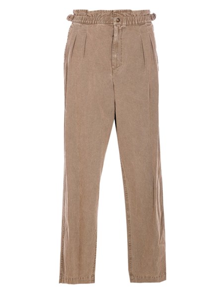 MARANT ÉTOILE - Linen and cotton canvas trousers