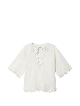 MARANT ÉTOILE - Top tunica in cotone traforato