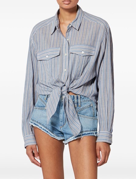 MARANT ÉTOILE - Cotton voile shirt