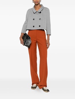 DRIES VAN NOTEN - Pantaloni in misto lana