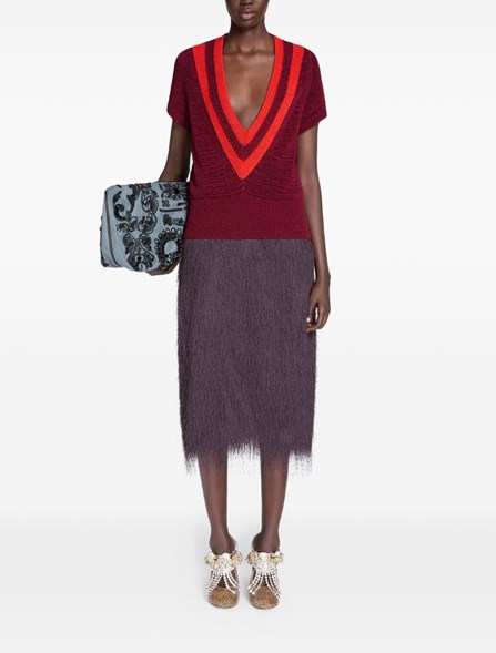 DRIES VAN NOTEN - Maglia con scollo a V