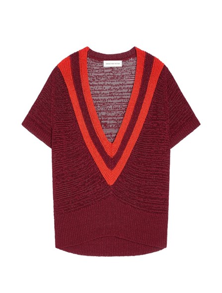 DRIES VAN NOTEN - Maglia con scollo a V