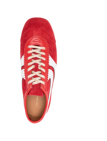 DRIES VAN NOTEN - Leather and suede sneakers