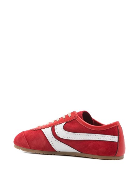 DRIES VAN NOTEN - Leather and suede sneakers