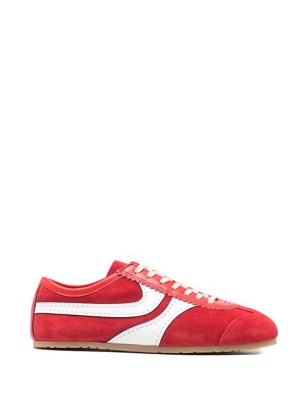 DRIES VAN NOTEN - Leather and suede sneakers