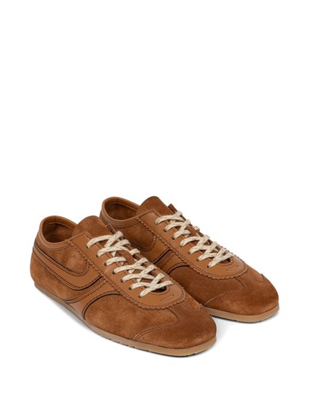 DRIES VAN NOTEN - Leather and suede sneakers