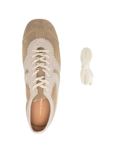 DRIES VAN NOTEN - Leather and suede sneakers