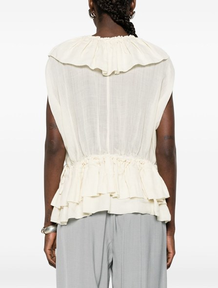 DRIES VAN NOTEN - Ramie top