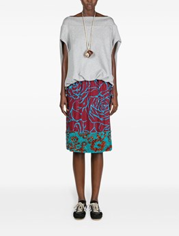 DRIES VAN NOTEN - Leather and suede sneakers