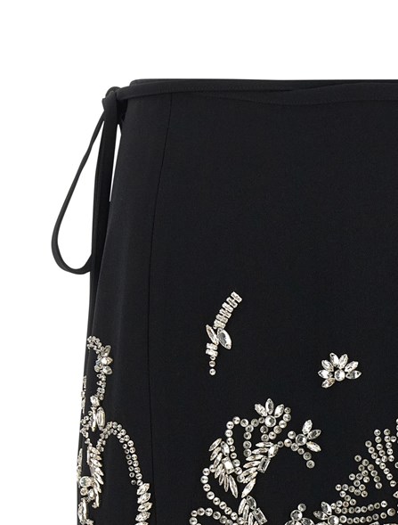 DRIES VAN NOTEN - Skirt with crystals