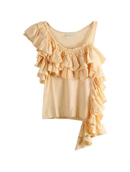 DRIES VAN NOTEN - Top in jersey di cotone