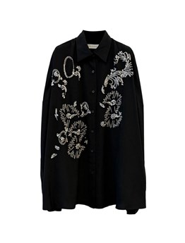 DRIES VAN NOTEN - Shirt with crystals
